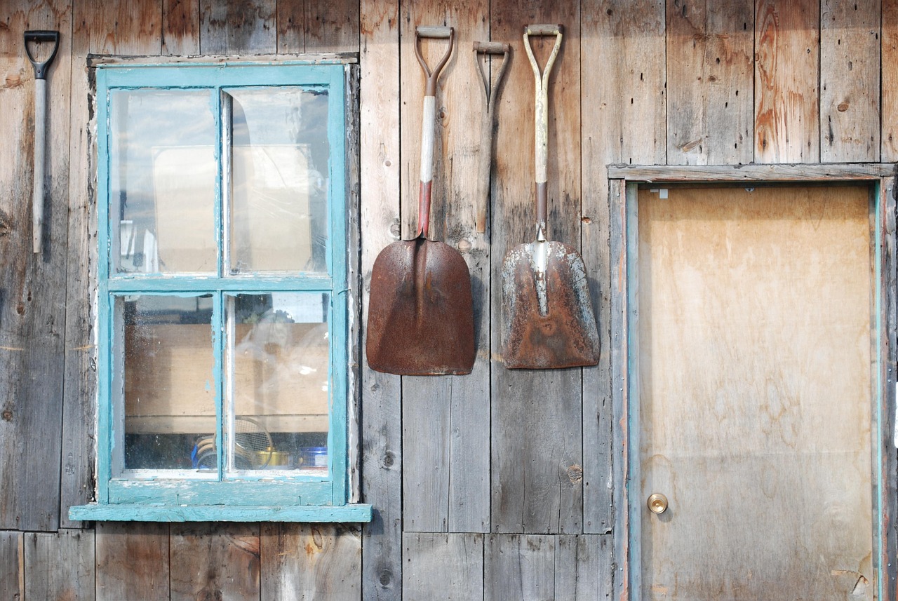 farm tools organization frugal life homestead