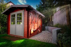 budget garden shed for country life